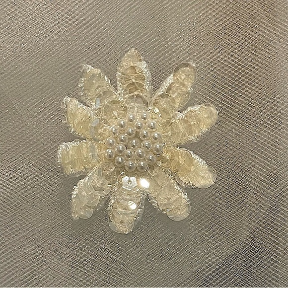 POSIES Handcrafted by the Women of Maine Girls Ivory Silk Glinda Dress Size 6 - Picture 8 of 12